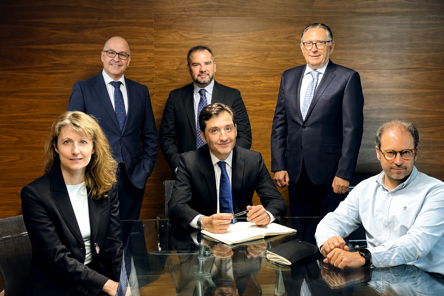 Equipo de Advocatio Abogados con José Ignacio Sánchez Villa